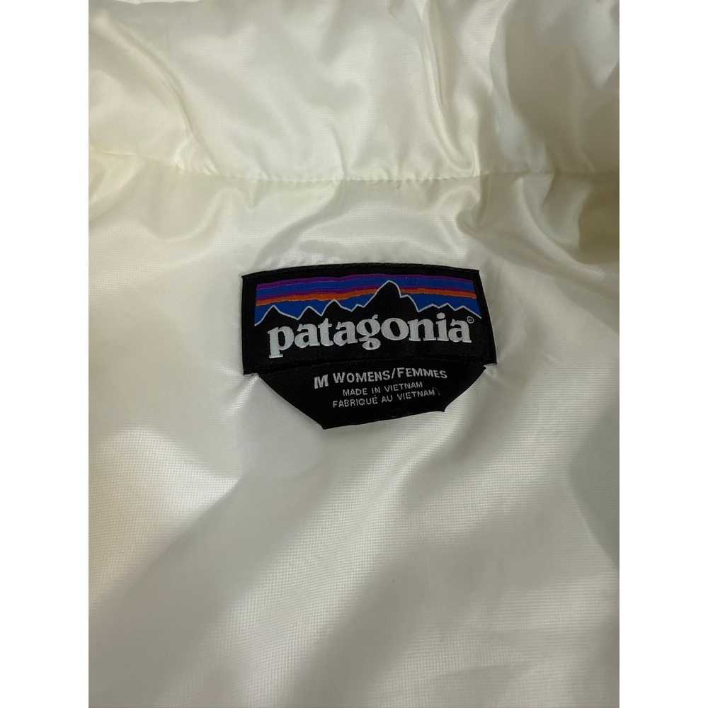 Patagonia Womens White Full Zip Quilted Insulated Jacket Puffer Coat - Picture 5 of 8